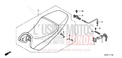 SIEGE CB1100SF1 de 2001